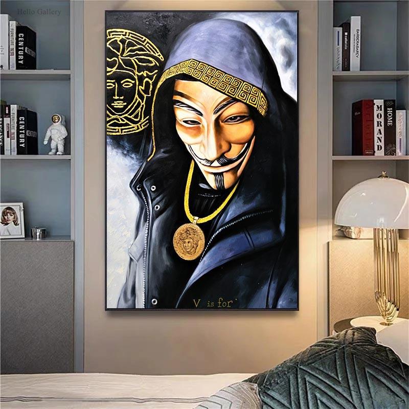 Klassischer Film-Hacker-Poster, Leinwanddruck, modernes Leinwandgemälde, Wandkunst, Heimdekoration, Poster für Wohnzimmer