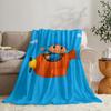 GUOYU Blanket PPOCOYO Throw Soft Flannel Throw Summer Blanket Lightweight Cozy Nap Blanket For Sofa Bed Travel