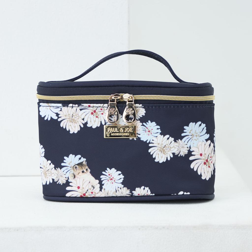 Paul Joe Accessoires Pouch With Handle Chrysantheme Nonette Navy & & PJA-P1353