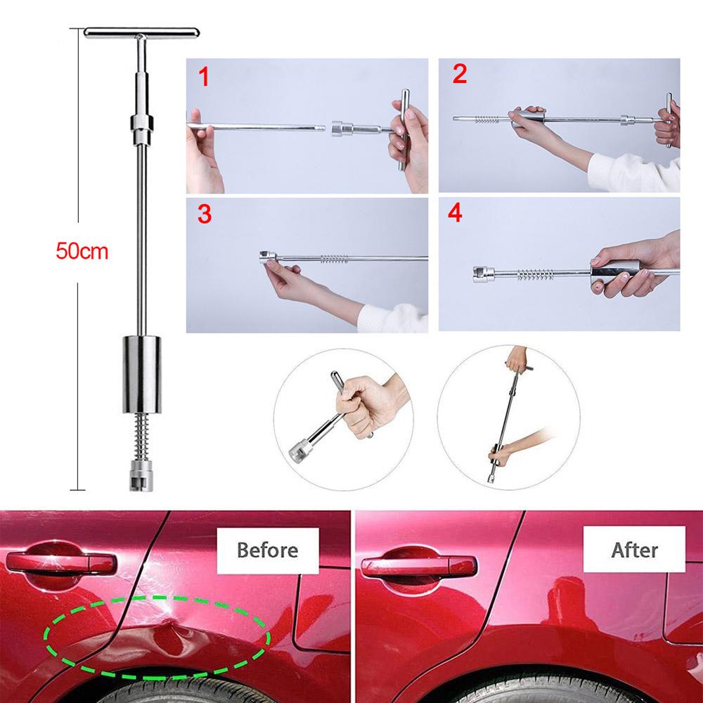 Accesorii auto Unelte de reparare a denturilor din tablă de metal Caroseria mașinii fără vopsea Set de extractoare cu ventuză Atelier mecanic Groapă de grindină