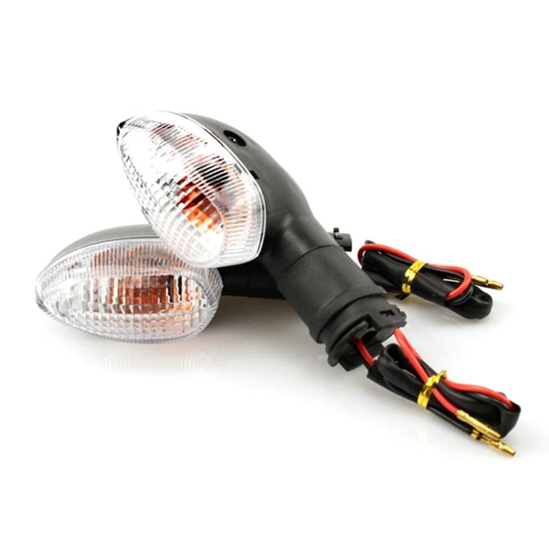 Weather Resistant Motorcycle Indicator Lights LED Turn Signal Light Indicator Lights Blinkers Flasher 12V 10W white