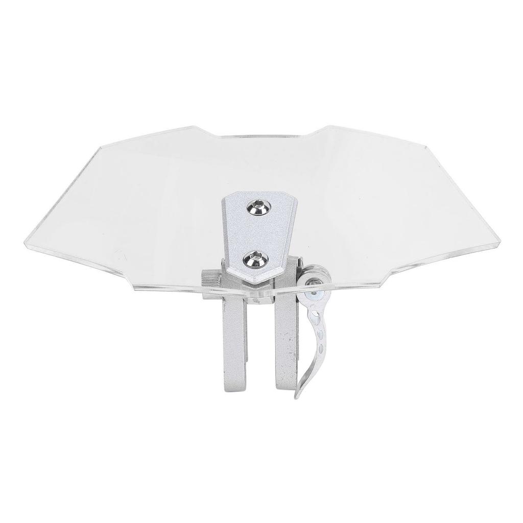 Motorcycle Windshield Acrylic Heightened Adjustable Clip On Wind Deflector Windscreen Extension for Motorbike