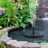 1.2W Solar Fountain Solar Powered Water Fountain Pump Solar Bird Bath Fountains for Bird Bath Ponds Garden Fish Tank and Outdoor
