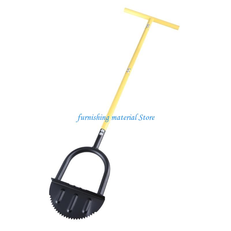 Y5GD Profession Manual Half Moon Lawns Edger Trimmer with Serrated Tooth for Efficient Grass Trimming Neat Garden Borders