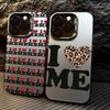 I LOVE ME Phone Case For iPhone 17 16e 16 15 14 13 12 11 Mini Pro Max X XR XSMAX 8 7 Air Plus Anti Fall Matte Back Cover