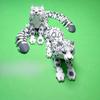 Articulated 3D Printed Snow Leopard Ornament and Easter Decoration