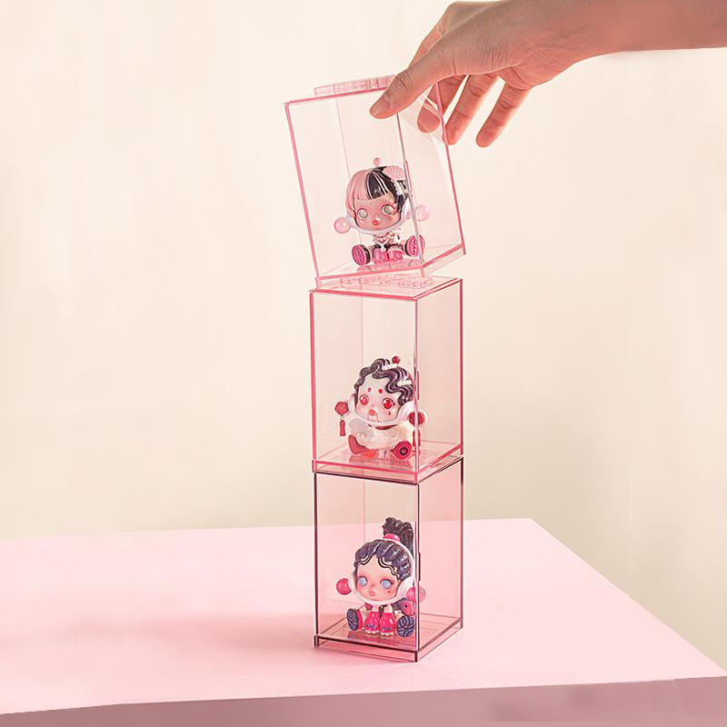 New POP MART POP Single Display Case Set IP Merch Model Accessories 220500201