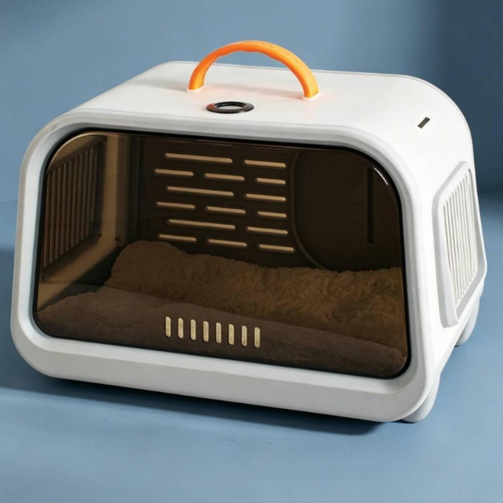 HardSided Pet Carrier Ventilated Portable for Cats, Vets Visits, Car Rides