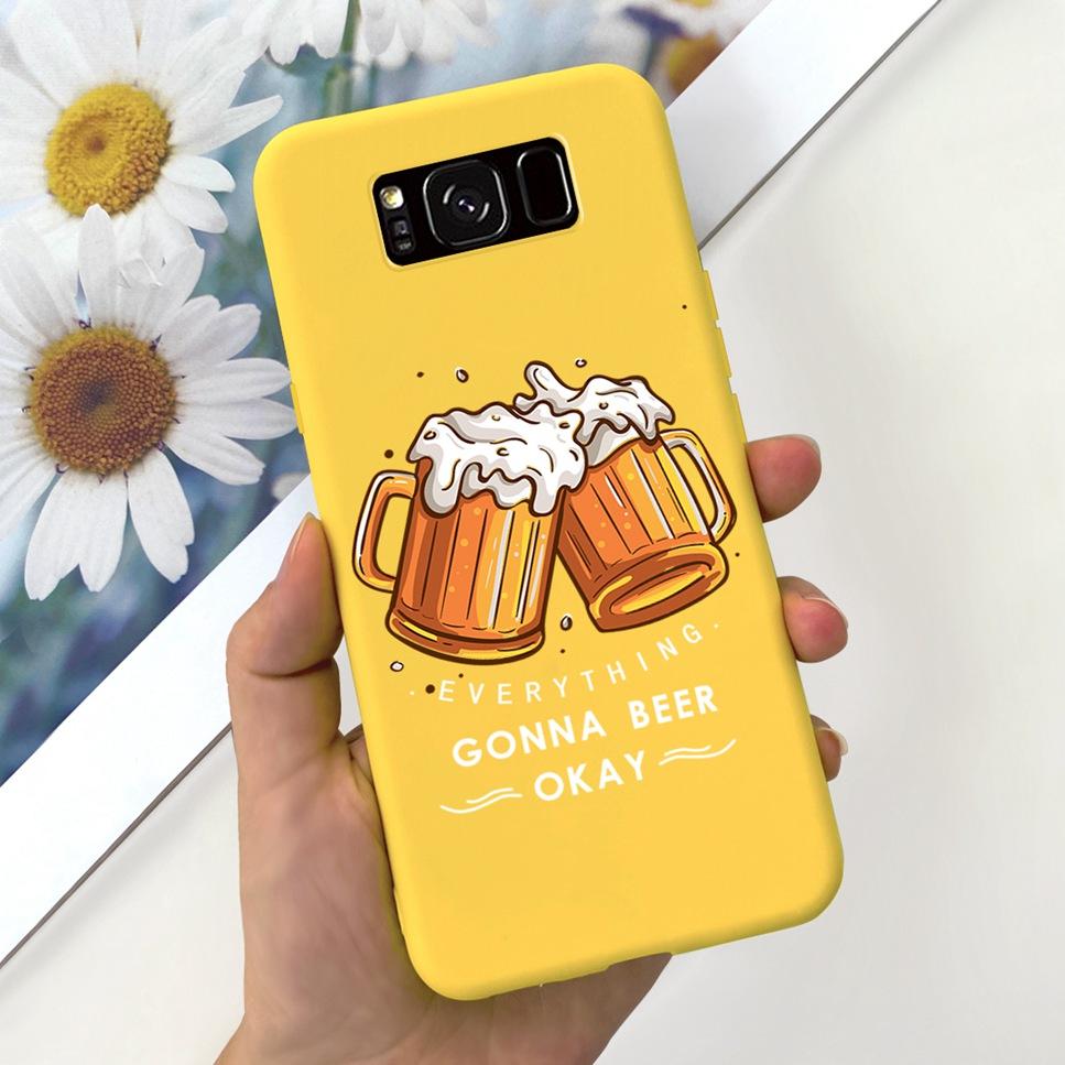 For Samsung Galaxy S8+ 6.2" Case Space Planet Cute Cat Soft Silicone Cover For Samsung S8+ S8 Plus S8 Bumper Phone Case Fundas