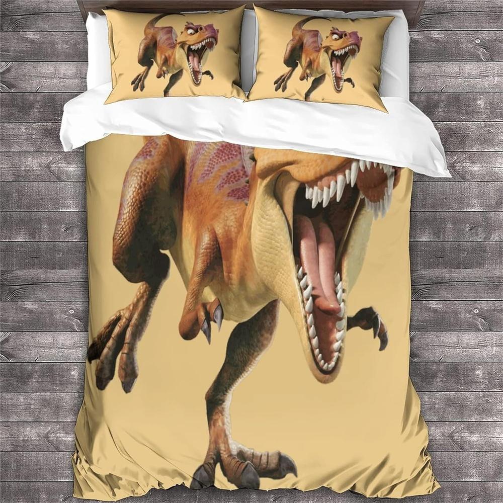 

3D Принт Набор Постельного Белья Ледниковый Период, Пододеяльник Одеяло Комплект для Кровати Наволочка, Размер Кинг Квин Твин для Мальчиков Девочек Взрослых 140x210cm 2pcs