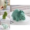 Adorable 2024 Dinosaur Plush Keychain Cute Pp Cotton Bag Car Chain Decoration