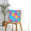 Autism Awareness Pastel Purple Yellow Teal Pink Puzzle Pillowcases Fashion Pillow Case For Sofa Home Decor Custom Pillow Cover