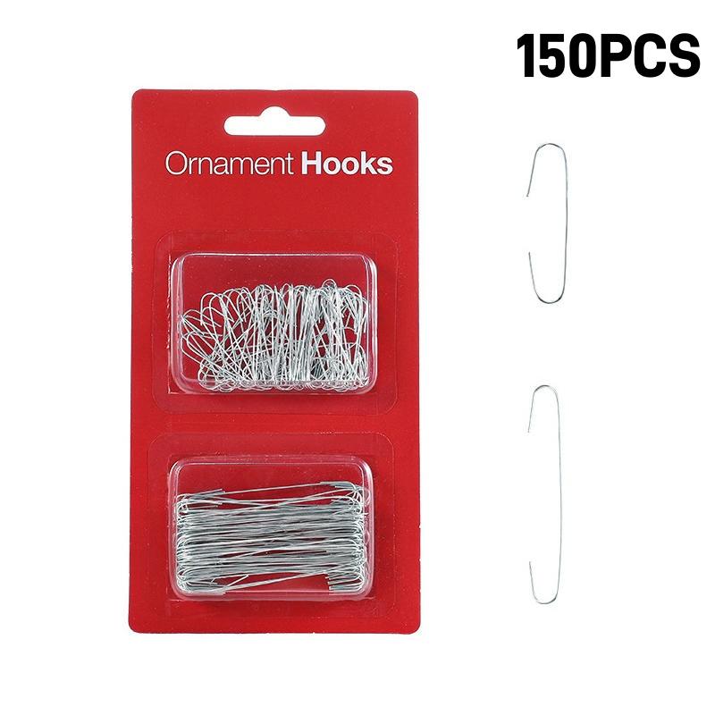 500/100PCS Christmas Tree Hook Ornaments 4cm Metal Hanger S-Shaped Hooks Xmas Ball Pendant Decoration for home Navidad New Year