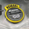 Jimania Custom Ring for Refueling Cap, Silicone Rubber, General Purpose Fuel Cap, Ring, Gasoline Cap, Showing Accessories (Yellow #DIESEL)
