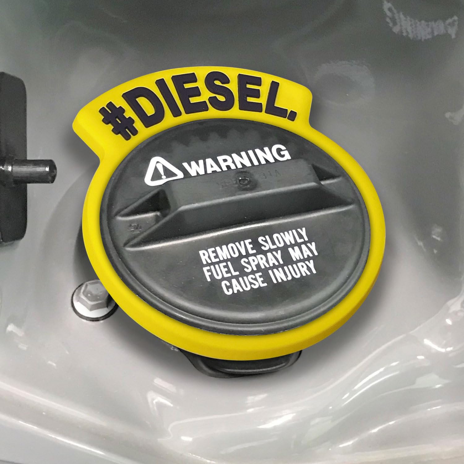 

Jimania Custom Ring for Refueling Cap, Silicone Rubber, General Purpose Fuel Cap, Ring, Gasoline Cap, Showing Accessories (Yellow #DIESEL) жёлтый