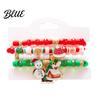 Seasonal Bracelet Christmas Bracelets for Women Handmade Clay Beads Stretch
