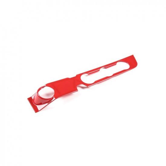 ABS Red Kit Car Air Condition Button Panel Trim Cover For Toyota Tacoma 2016-22