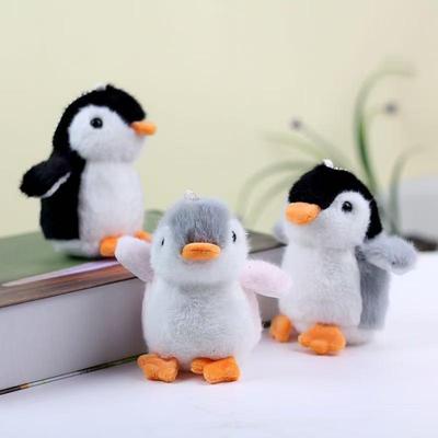 Adorable Penguin Plush Keychain Charm - Companion Cartoon Claw Machine Figure and Bag Accessory.