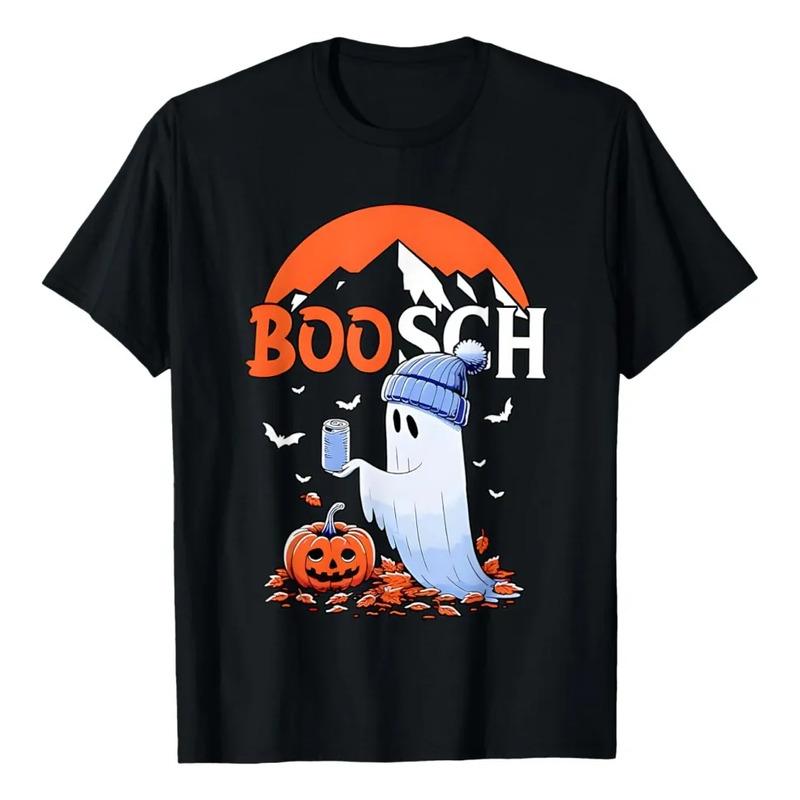 Camiseta De Halloween Ghost Boosch Beer S разноцветный