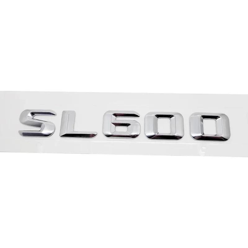 

Car Rear Trunk Stickers for Mercedes Benz SL350 SL400 SL450 SL500 SL550 SL600 Auto Tail Box 3D Emblem Badge Decal ABS