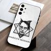 Singer M-Marilyn Manson   Phone Case For Samsung Galaxy A73,A72,A71,A70,A53,A52,A51,Soft Silicone Black Cover