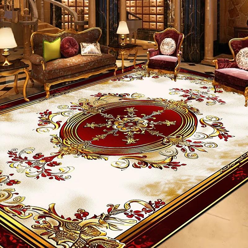 Prachtig Retro Europees Tapijt Woonkamer Grote Oppervlakte Decoratie Bankgebied Vloerkleden voor Slaapkamer Garderobe Antislip Vloermatten