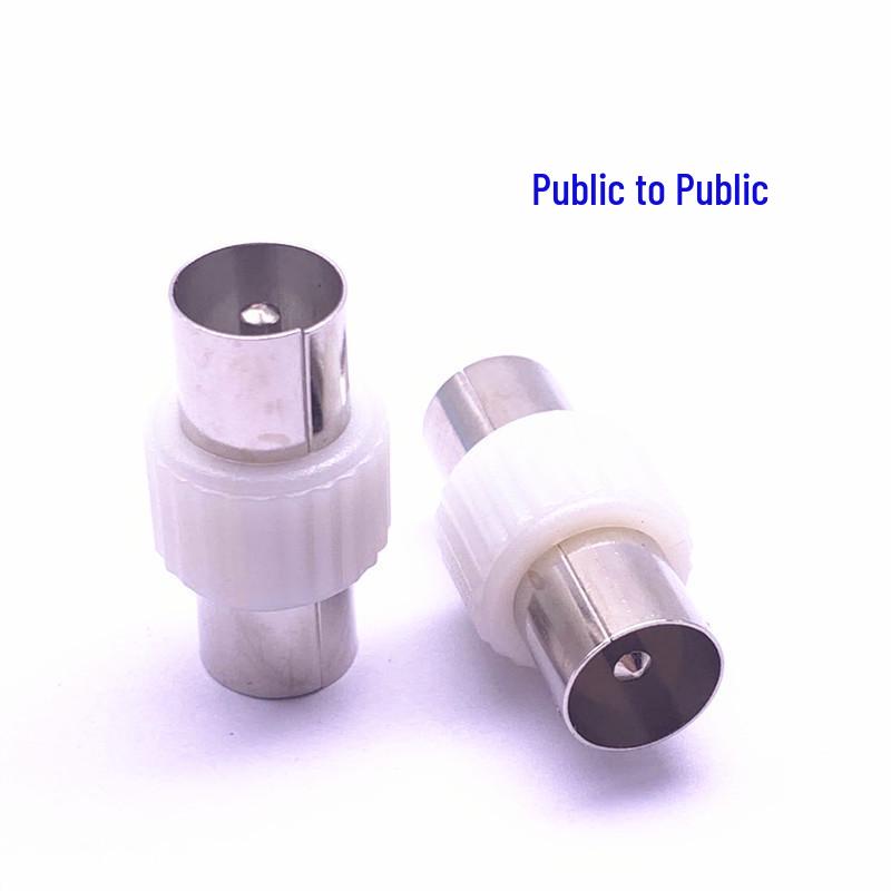 

Двоканальний RF-конвертер кабельного телебачення: Штекер-подовжувач для антени, гніздо/гніздо, штекер/штекер, бамбуковий роз єм