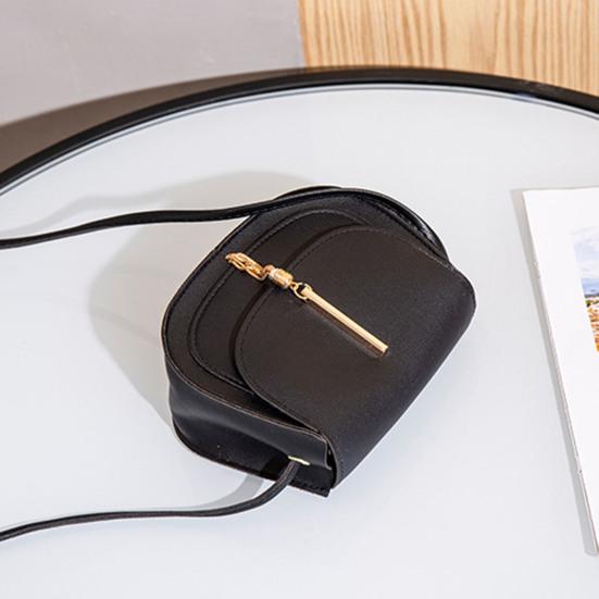 Kvinners Enskulderveske Metallkvaster Fuskepussskinn Smal Rem Ensfarget Bærbar Bursdagsgave Rektangel Damer Crossbody Mobiltelefonveske