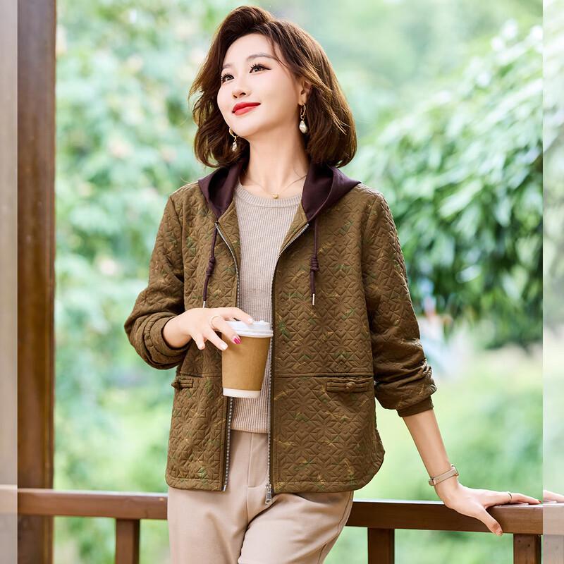 Lässige Kapuzenjacke für Damen 2025