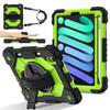Heavy Duty Protective Cases for iPad Mini 6 A17 Pro Full Body Shockproof Protection Cover with Kickstand Hand Crossbody Lanyard