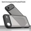 For iPhone 17 Air Case Drop Proof Airbags Frosted Translucent PC+TPU Phone Back Cover