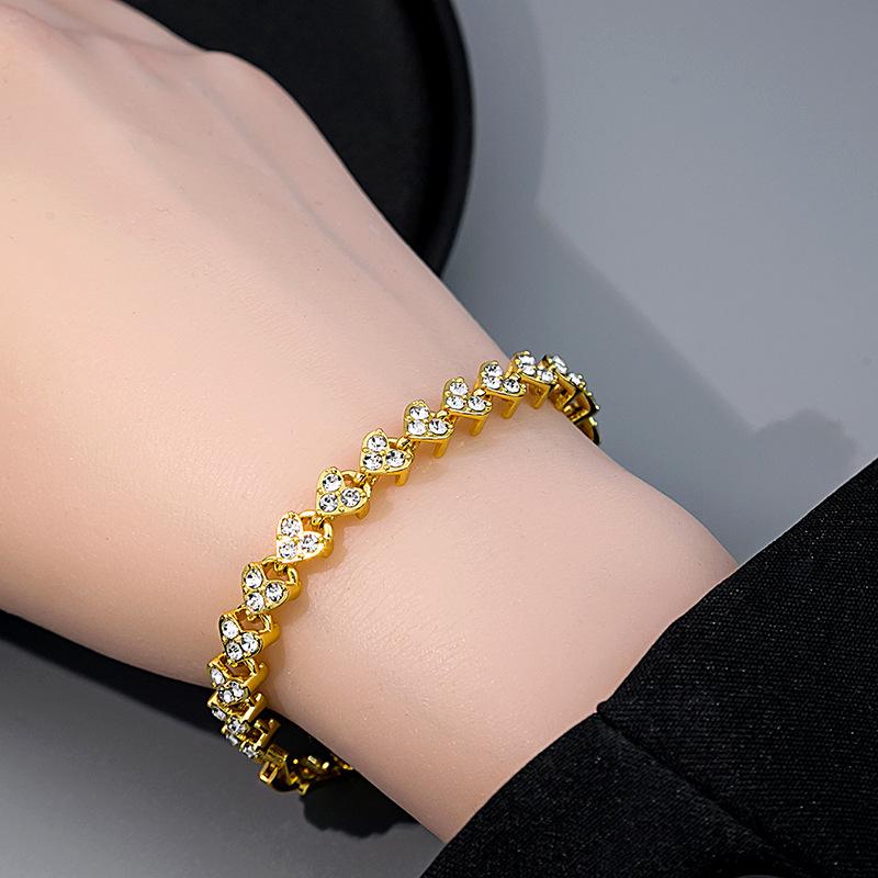 

Персонализированный геометрический браслет с бриллиантами. Модный браслет с бриллиантами в римском стиле. Браслет с любым темпераментом.