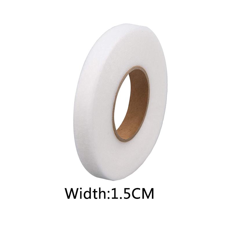 65Yard Fabric Fusing Tape Adhesive Iron On Hem Tape Doubleside Interlining For Pants Curtains Clothes Pillow Case DIY Sewing