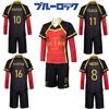 Blue Lock Jersey Cosplay Isagi Yoichi Ness Kaiser Kurona Sport Uniform Gift Suit