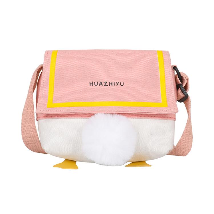 Duck Ass Bag 2020 New Trendy Summer Vitality Girl Canvas Messenger Bag Ins Cute Literary Shoulder Bag
