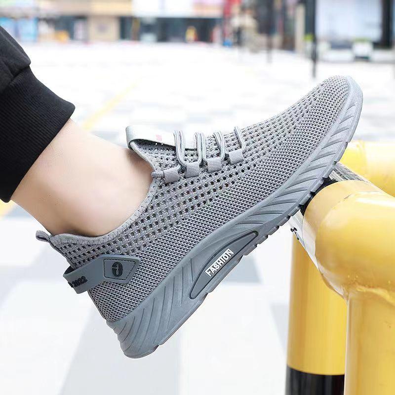 Men's Summer Mesh Shoes Single Shoes Breathable Mesh Surface Casual and Lightweight Sports Shoes