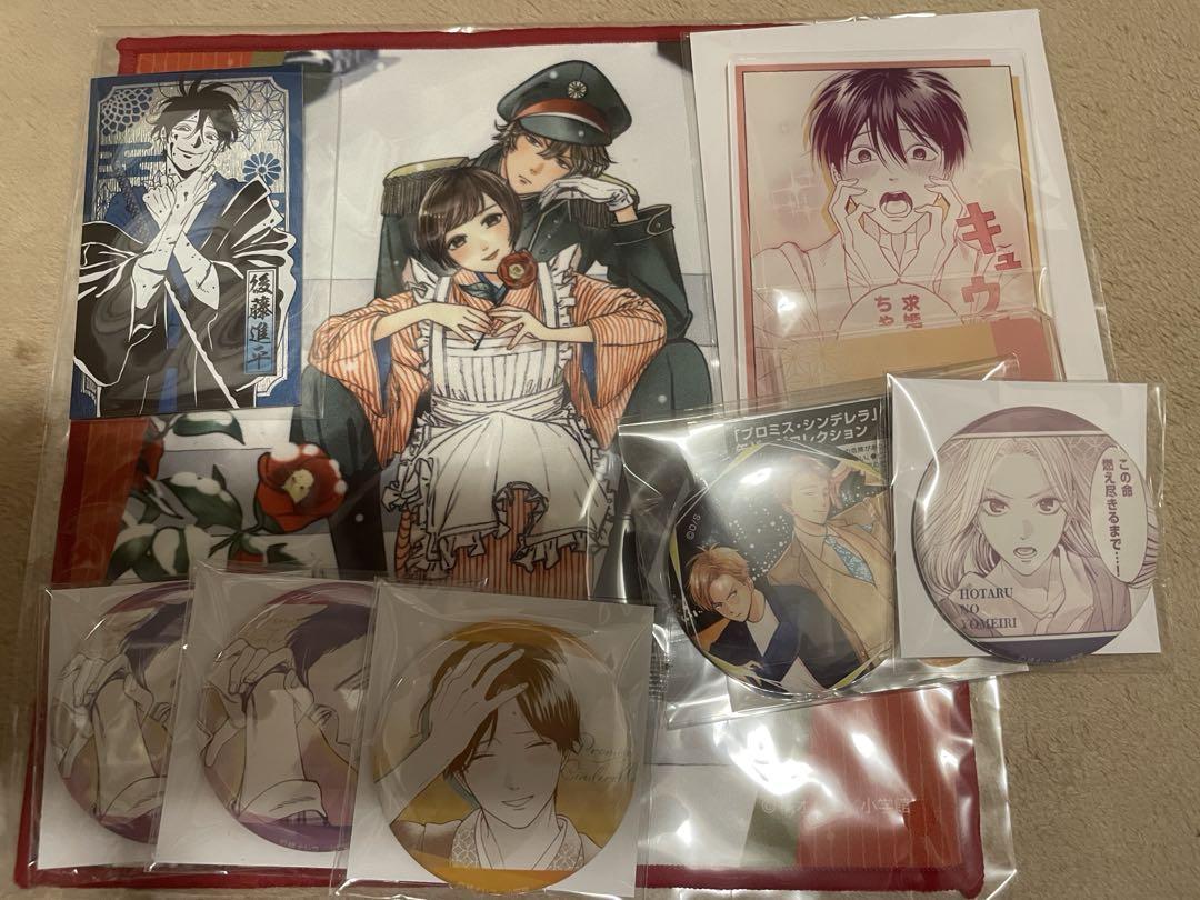 

[USED] Hotaru no Yomeiri Promise Cinderella Kujimate Can Badge Acrylic Stand Bonus