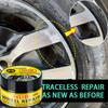 Car Metal Rust and Wheel Hub Rust Scratch Repair Wax Agent, Restores Shine to Car Metal Oxidation, Long-Lasting Wheel Hub Polishing Wax Set