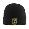 Israel Nationales Emblem Wappen Mützenhut Hip Hop Strickmützen Unisex Damen Unisex Erwachsene Warme Winter Mützen Beanies Kappen