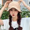 Warm Bucket Hat Women Cute Cat Ear Fisherman Cap Autumn Winter Hats For Women Korean  Design Casual Cartoon