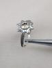 Lemon Quartz Flower Ring: Oxidized 925 Sterling Silver Boho Jewelry