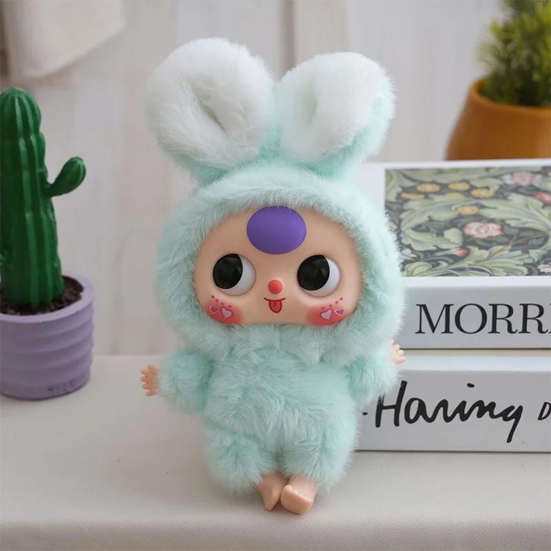 Non-Toxic 18/20Cm Cartoon Elf Three Years Plush Toys Cute Anime Rabbit Pendants Soft Stuffeddoll Keychain Bag Decor Kids Birthday Gift