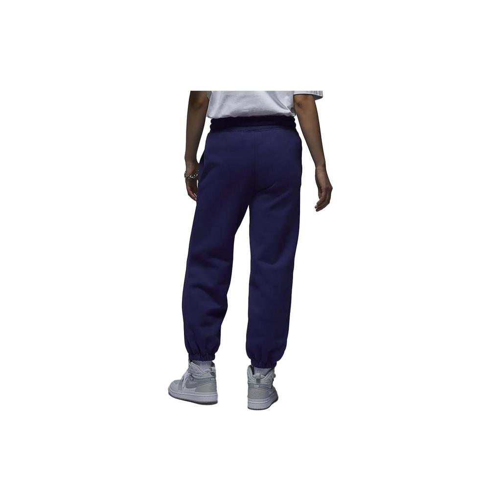 Jordan Flight Solid Color Casual Plus Velvet Knit Joggers Women Bottoms Purple FB5114-502