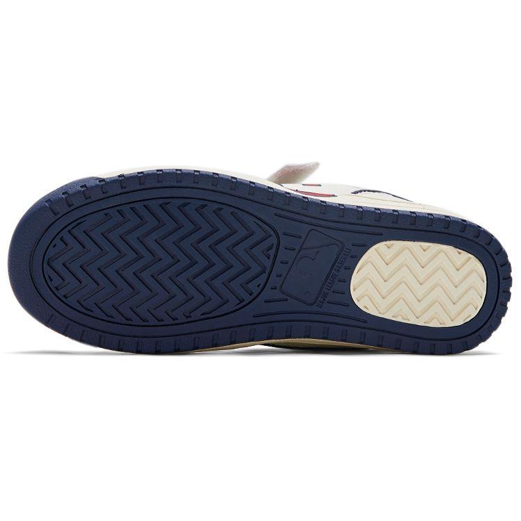 MLB Chunky Liner Cleveland Indians Non-Slip Durable Low-Top Kids Skate Shoes Kids skate shoes White 7ASXCA33N-45WHS