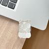 Color Pearl Glitter Bear Mobile Phone Airbag Bracket Magnetic Suction Magsafe Paste Creative Ring Lazy Women