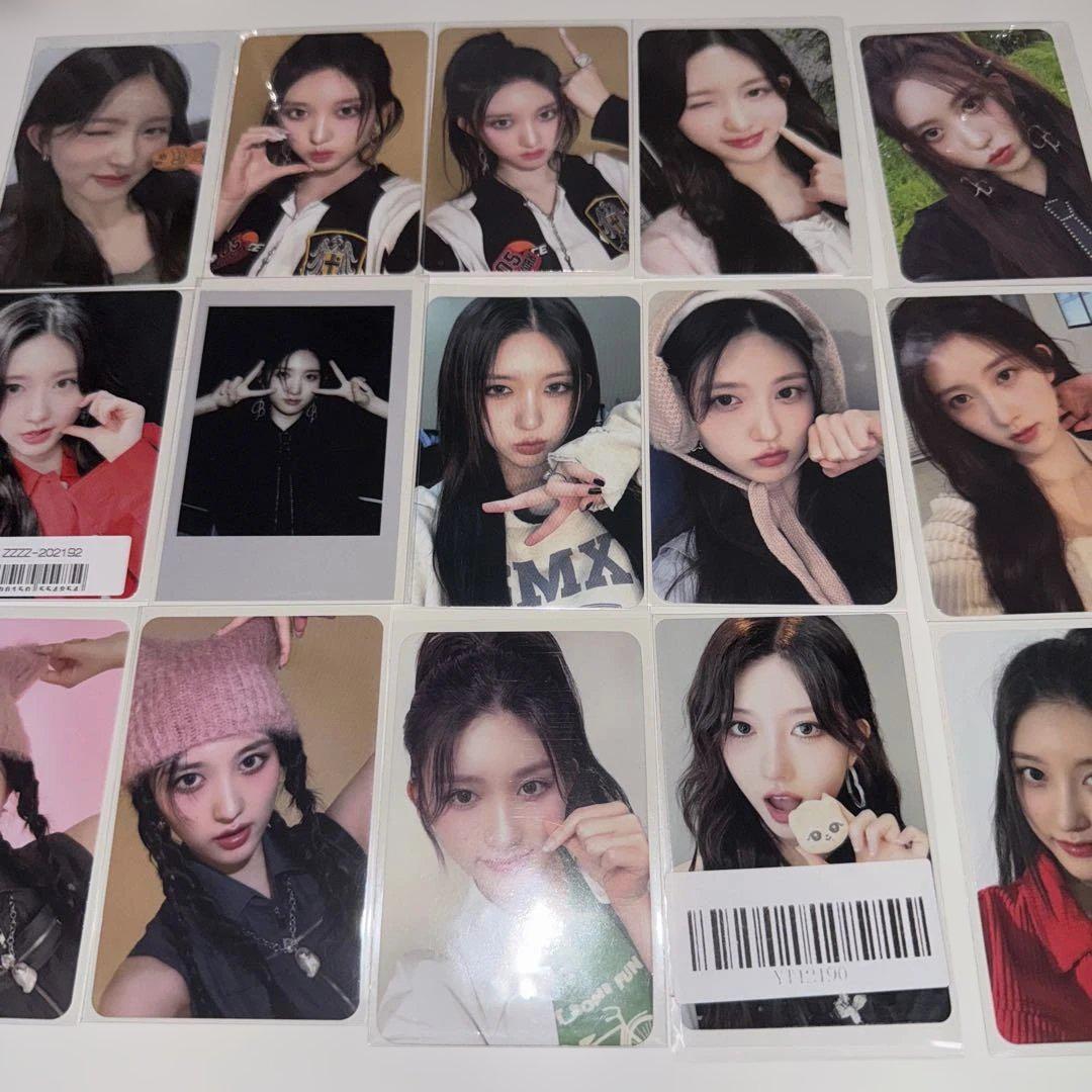 

[USED] IVE mine bonus trading card Gaul 15-piece set bulk sale