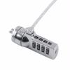 4 Digit Password Lock Notebook Laptop Lock Laptop Combination Lock Security Cable Chain With Key