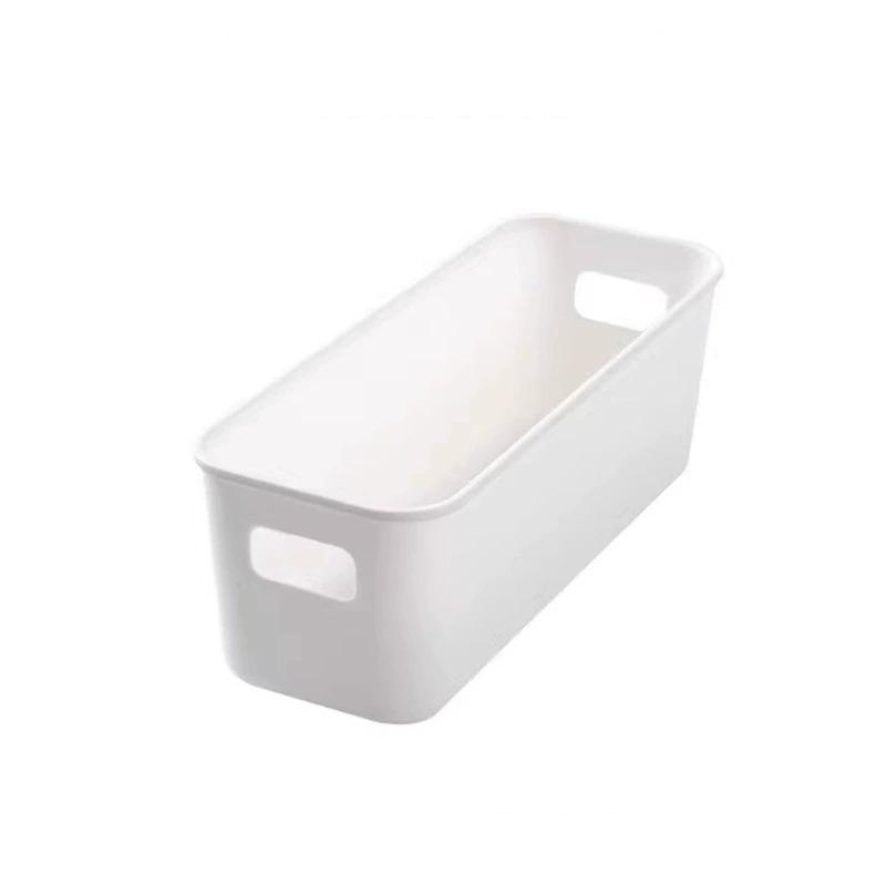 

Узкий и длинный пластиковый ящик для хранения Чехол для мобильного телефона Косметика одежда Корзина для сортировки и хранения в шкафу Настольный ящик для хранения