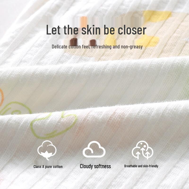 Youqi Baby Summer Thin Breathable Cotton Long Pants
