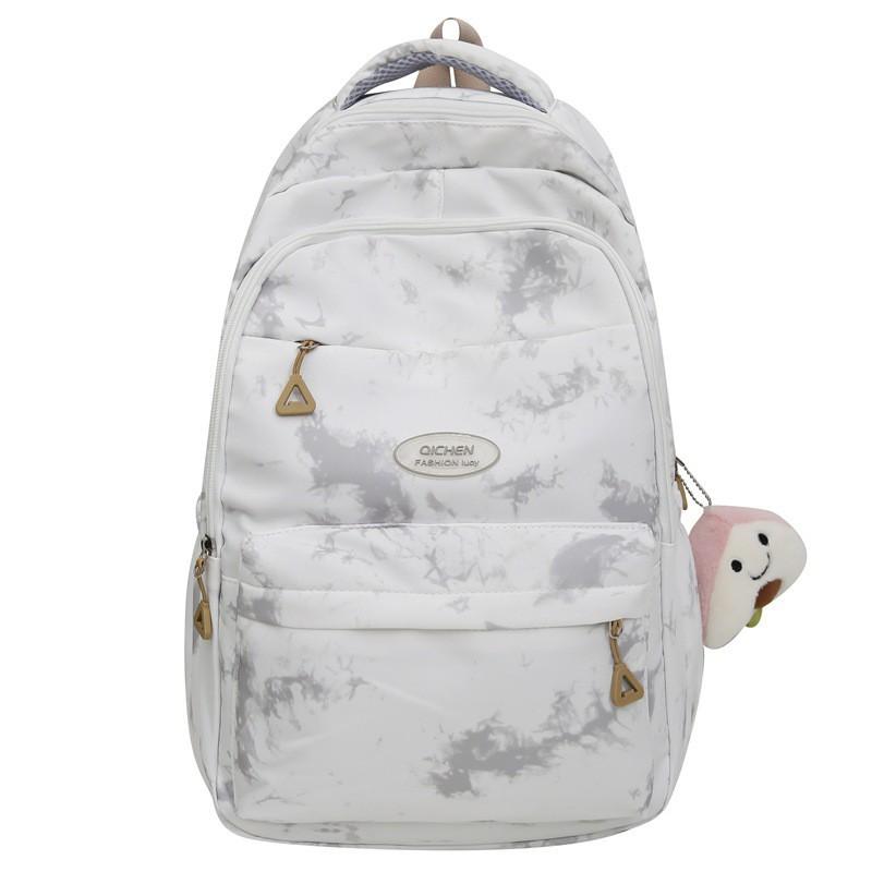 

Tie-dyed Schoolbag Women Korean Style Fashionable All-matching Light Backpack Junior High School Students Girls schoolbag